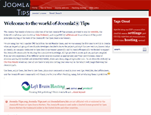 Tablet Screenshot of joomla-tips.org